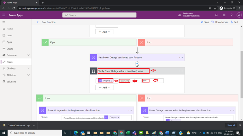 Usage of Bool Function in Power Automate